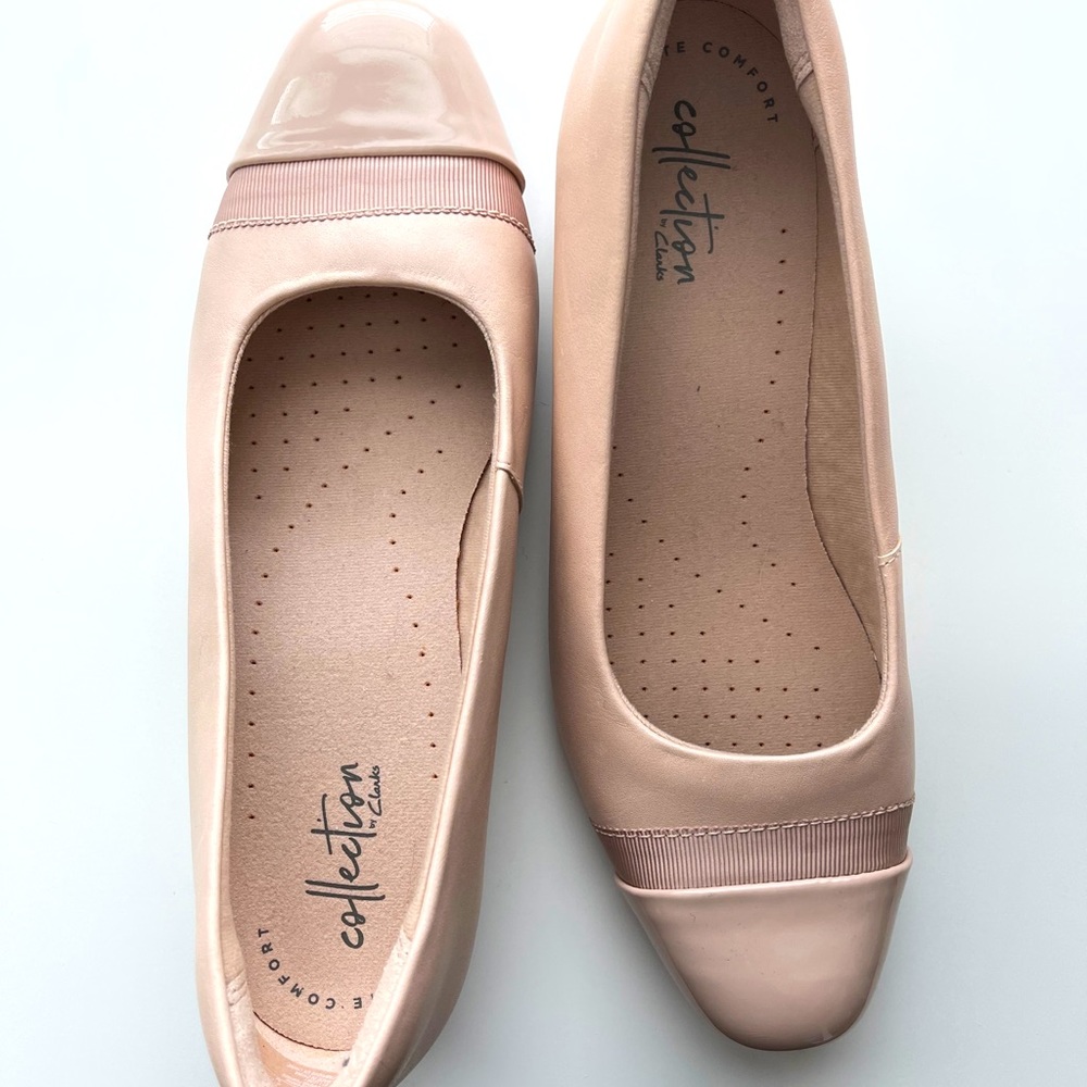 Clarks Juliet Monte flats, never worn